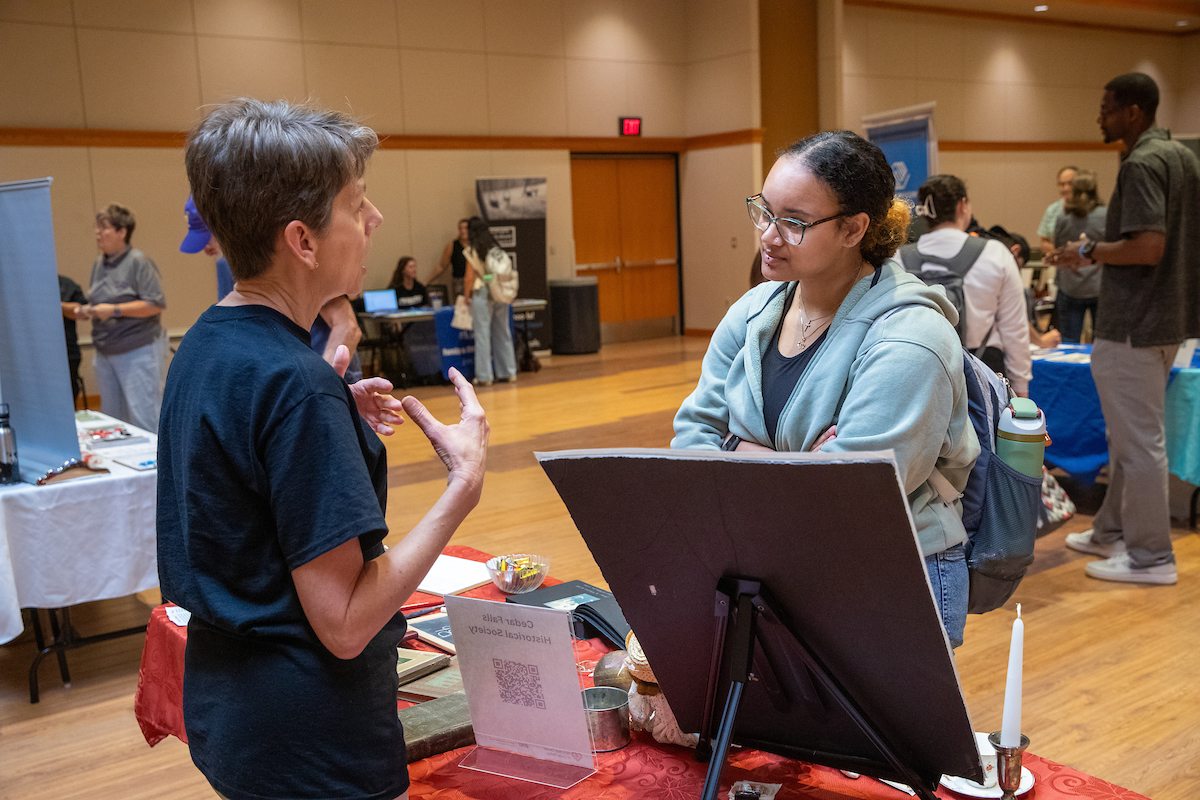 Student and Community Partner at Volunteer Fair